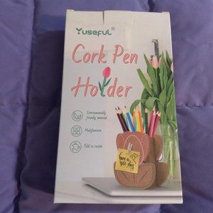 Desk - Cork Pen Holder - Spring Tulip